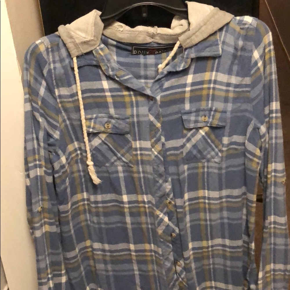 Hoodie flannel